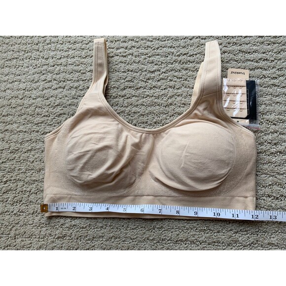 Truekind Everyday Comfort Straps Wireless Tan Convertible Bra Sz S New - Picture 3 of 7